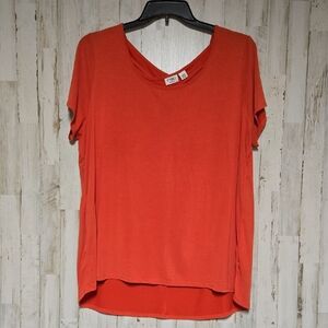 Cato's Coral  Soft and Flowy Top
